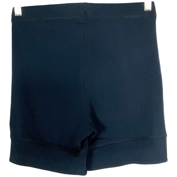 NWOT Free People Movement High Rise Slim Biker Fit Shorts, size medium, Navy blu - Picture 5 of 14